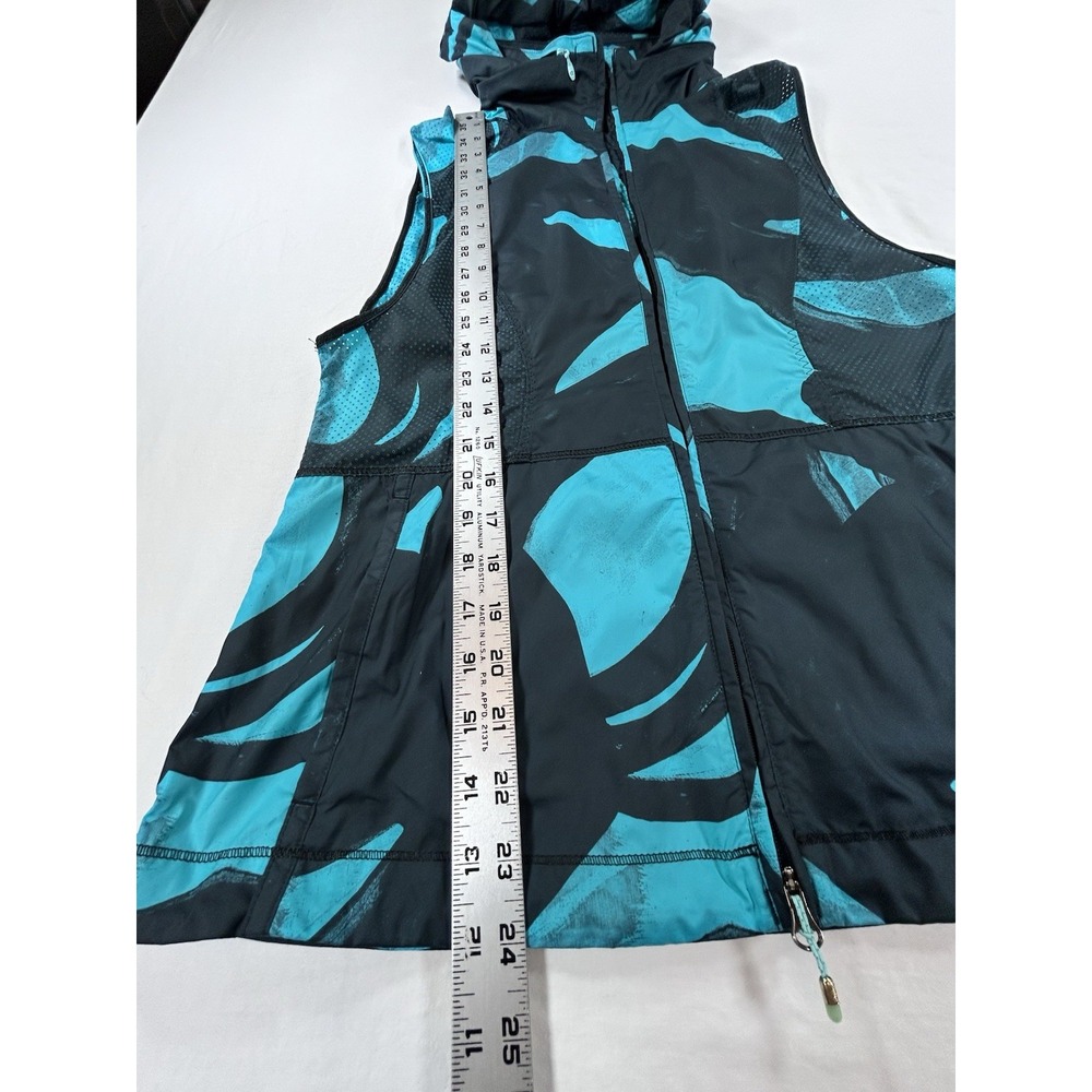 Lululemon Pack-It Vest Womens 6 Blue Full Zip Hooded Running Windbreaker - Picture 6 of 10